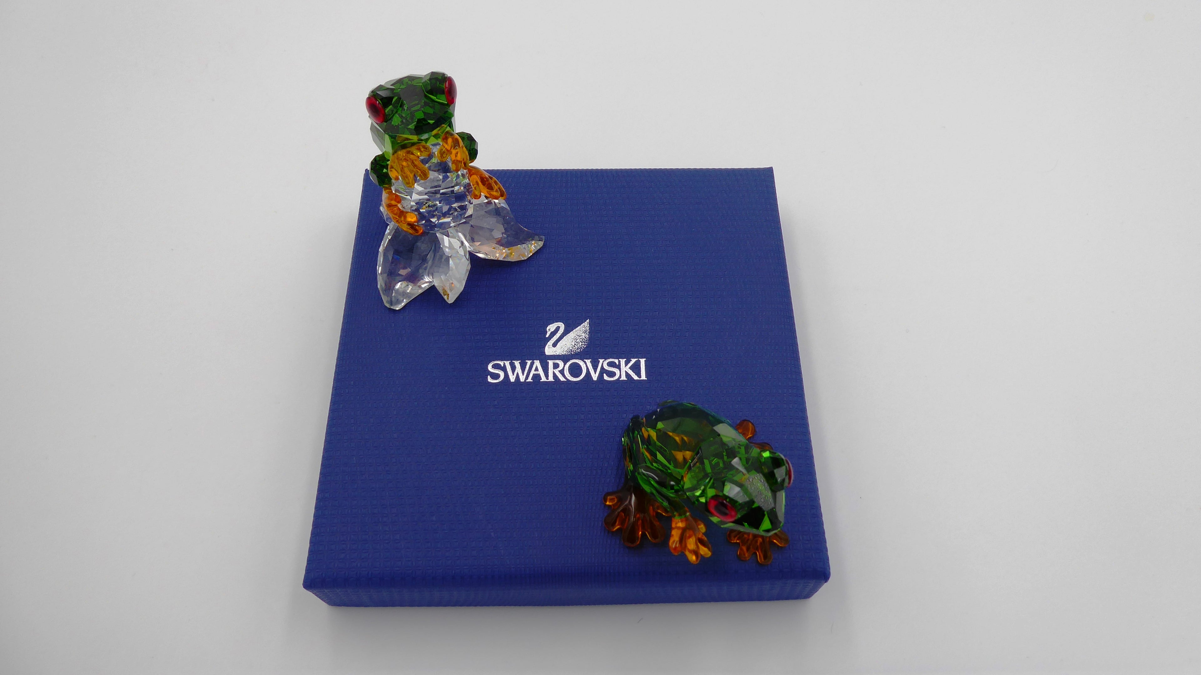 Couple de grenouille SWAROVSKI en cristal