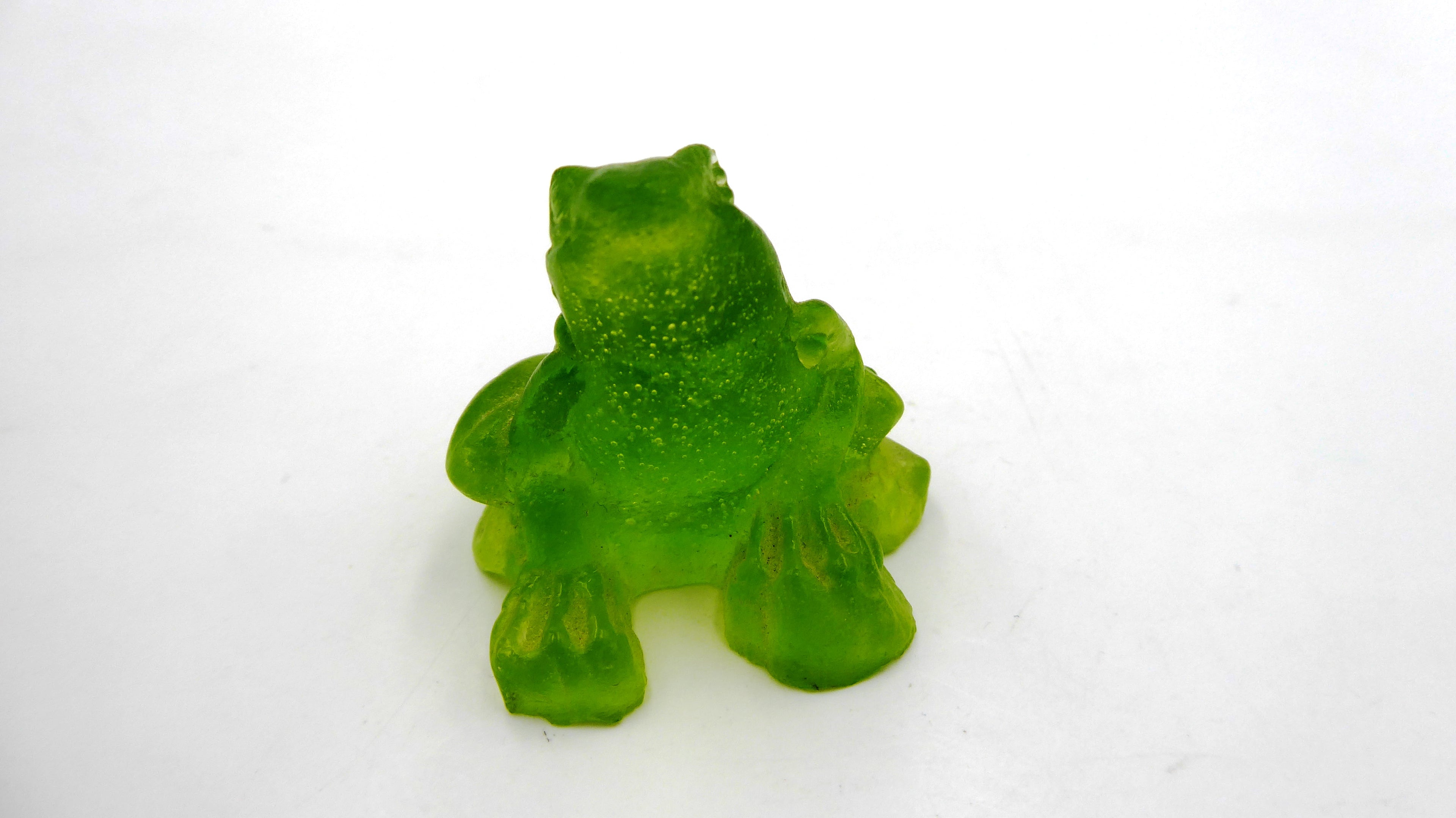 Petite grenouille DAUM verte