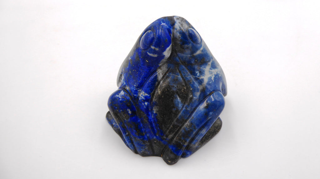 Originale grenouille en LAPIS LAZULI