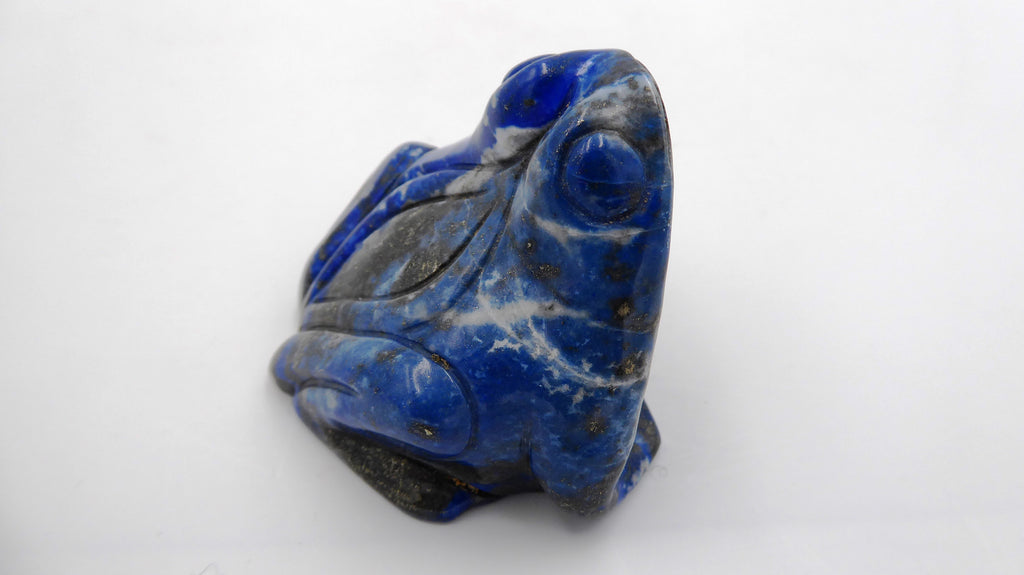 Originale grenouille en LAPIS LAZULI