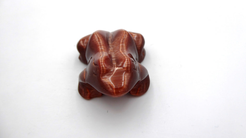 Grenouille aspect cuivré avec effet métallique