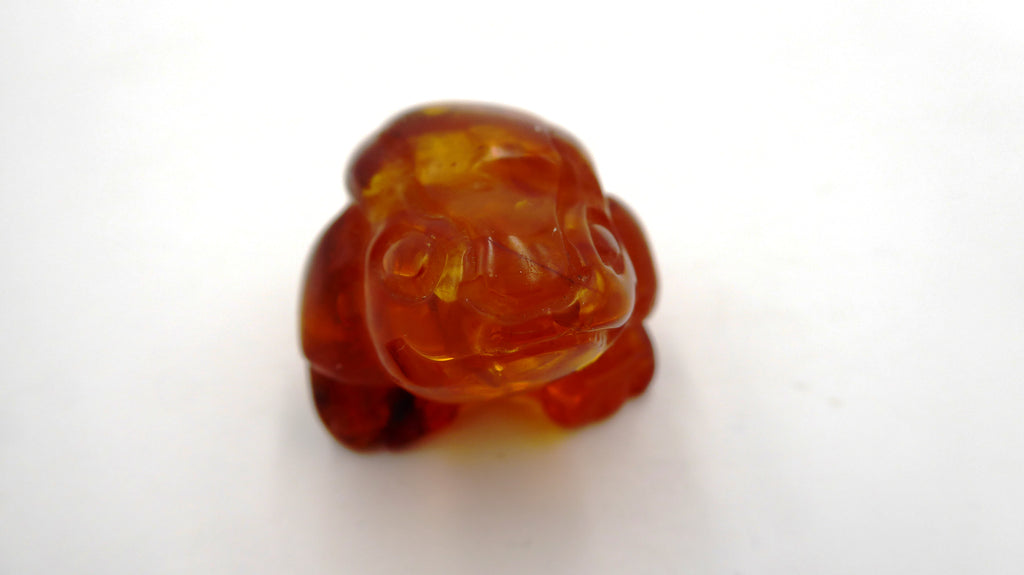 Petite grenouille en ambre