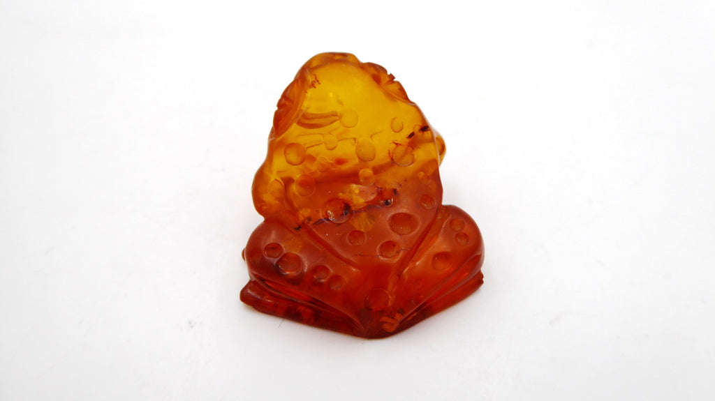 Petite grenouille en ambre