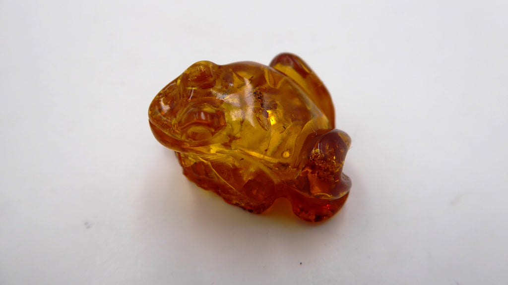 Petite grenouille en ambre