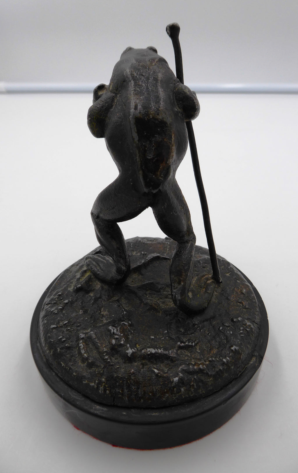Grenouille à la cane (Bronze du XIX siècle)