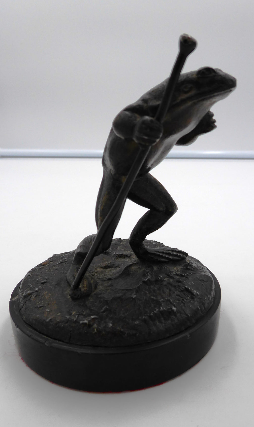 Grenouille à la cane (Bronze du XIX siècle)
