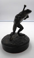 Grenouille à la cane (Bronze du XIX siècle)