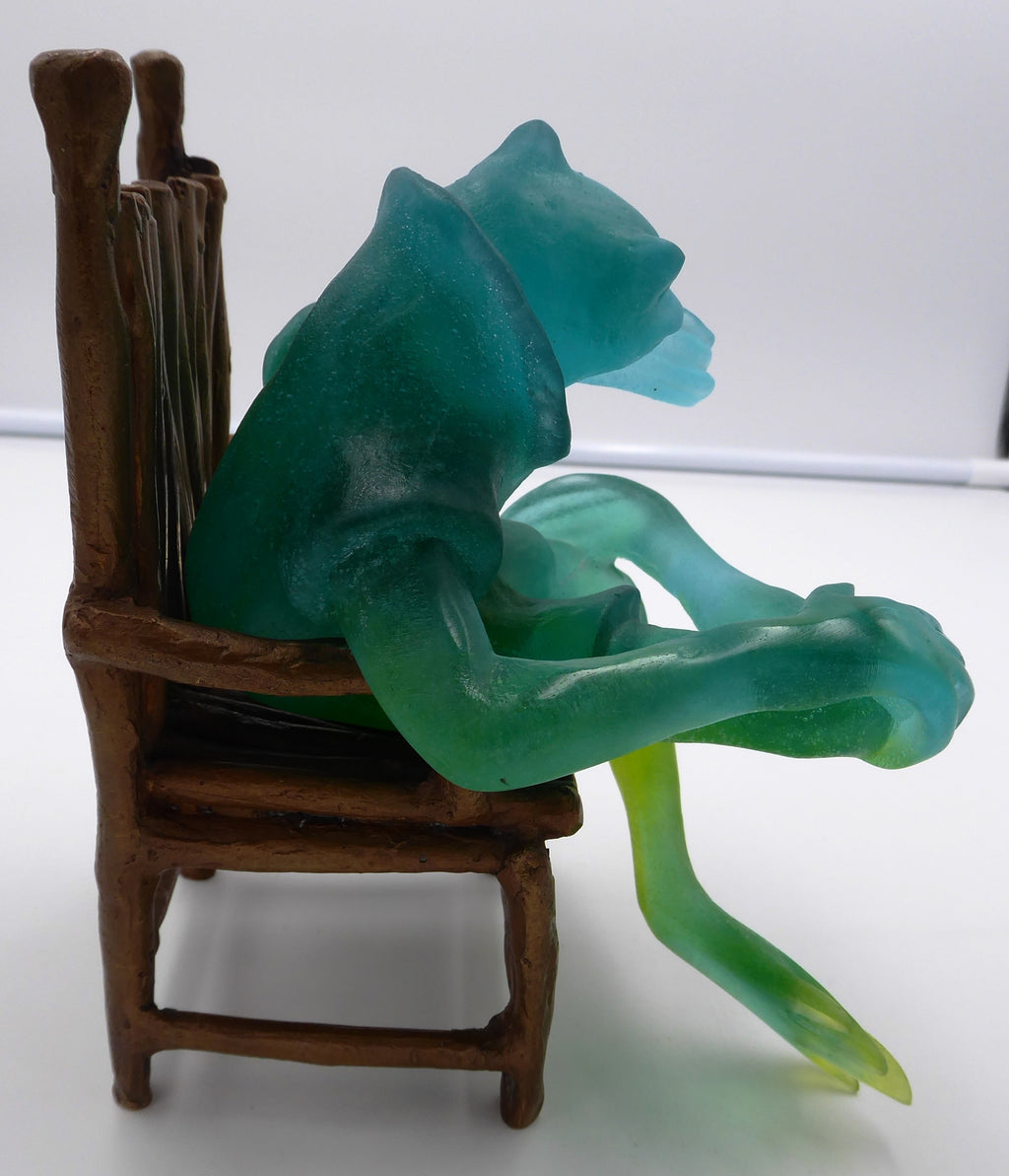 DAUM  La grenouille philosophe (Gilles de Kerverseau - Pièce exceptionnelle numérotée)