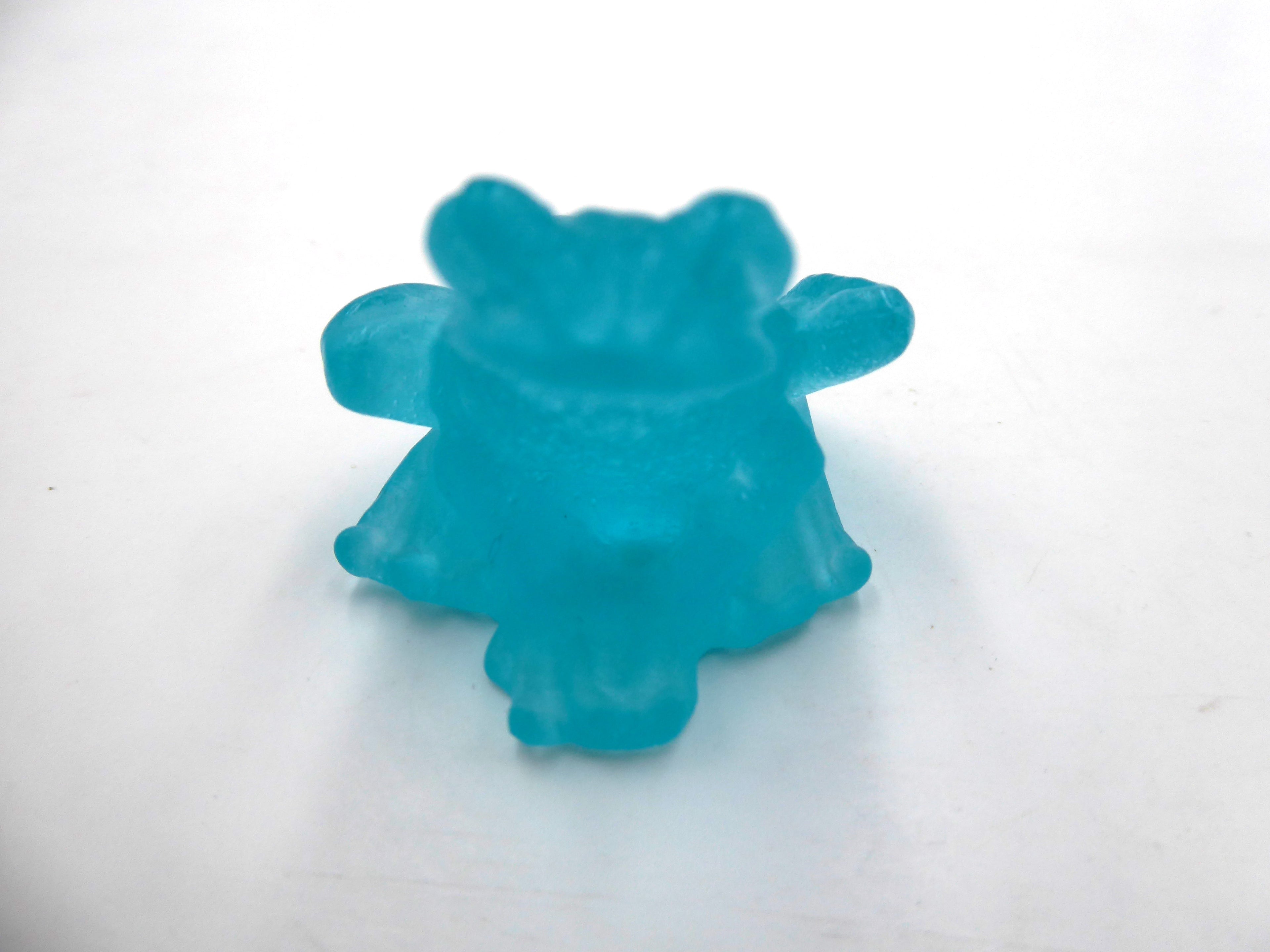 Petite grenouille DAUM bleu turquoise