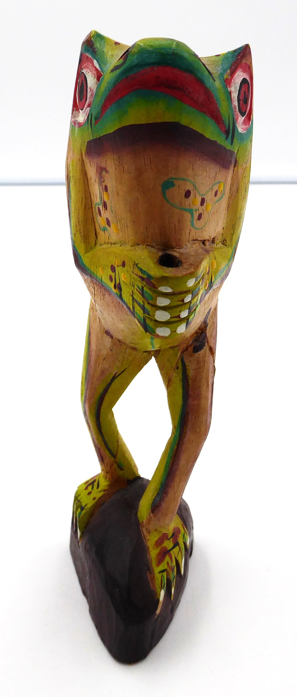 Petite sculpture bois peinte