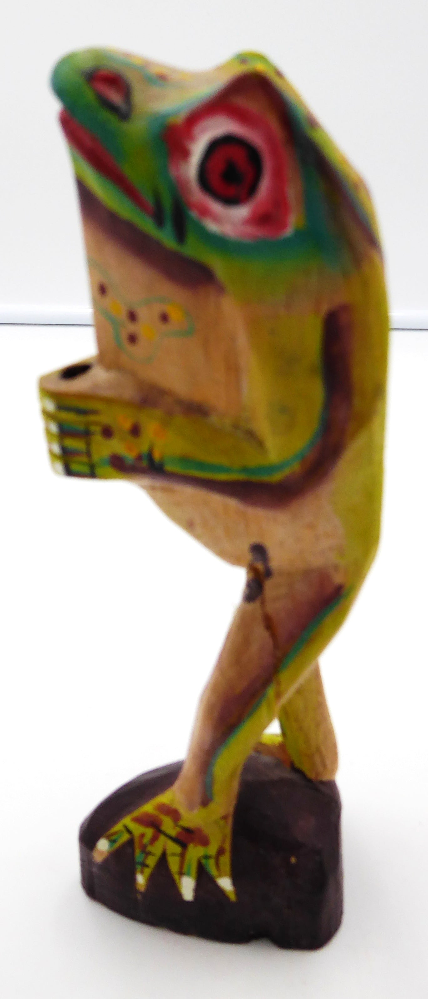 Petite sculpture bois peinte