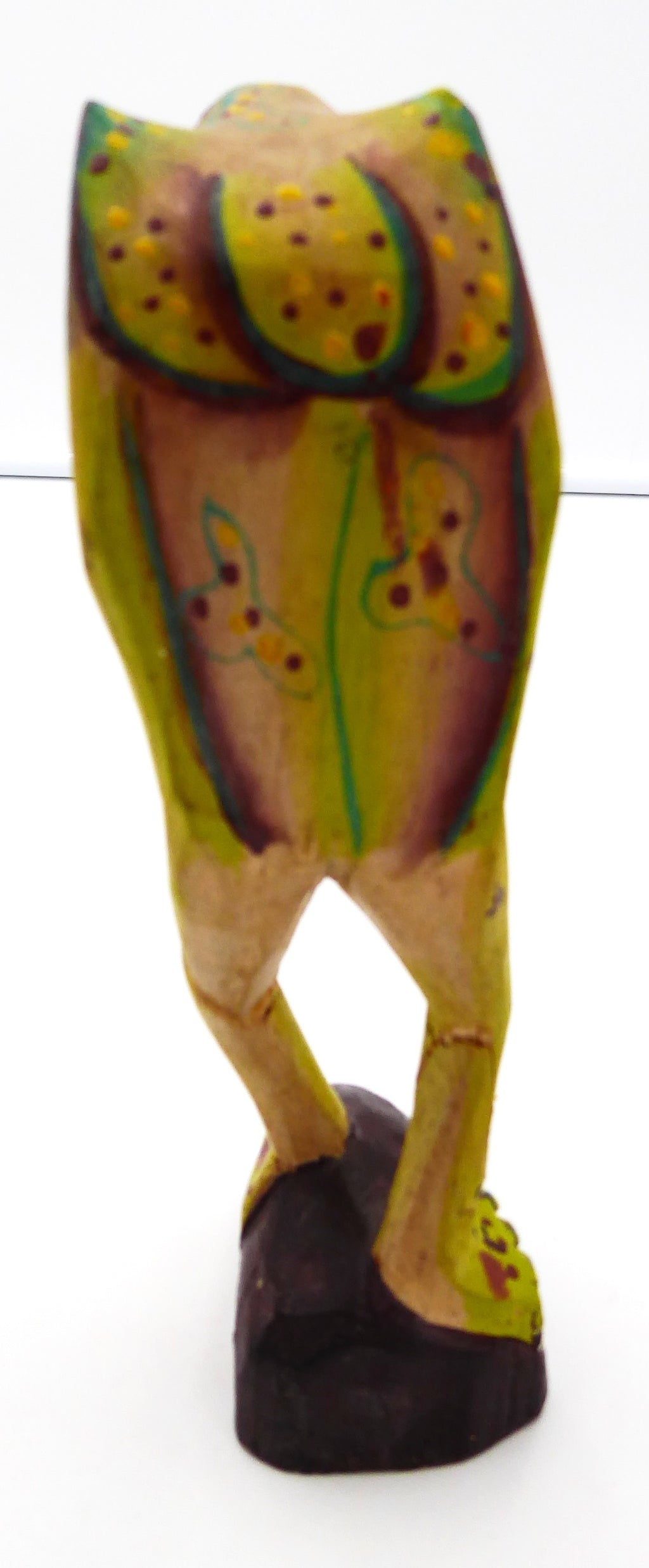 Petite sculpture bois peinte