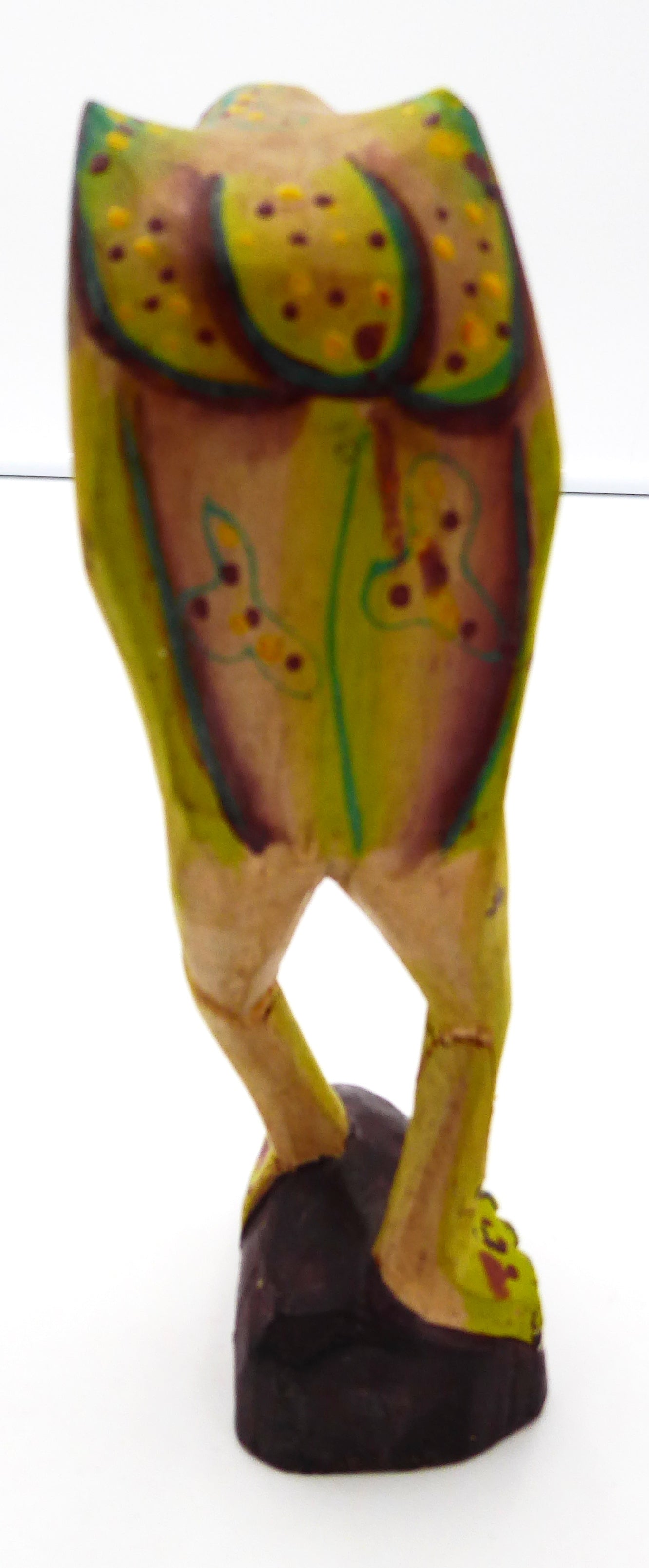 Petite sculpture bois peinte