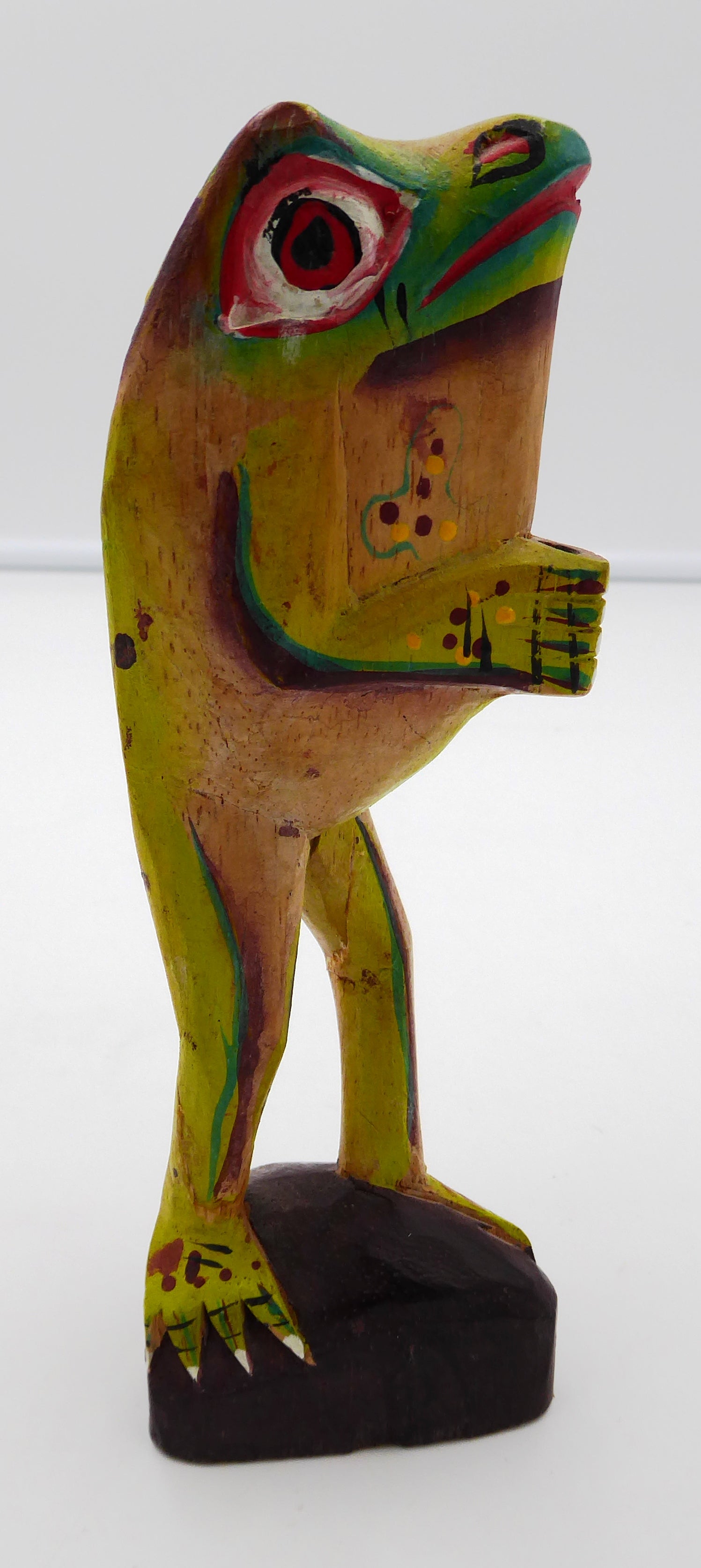 Petite sculpture bois peinte