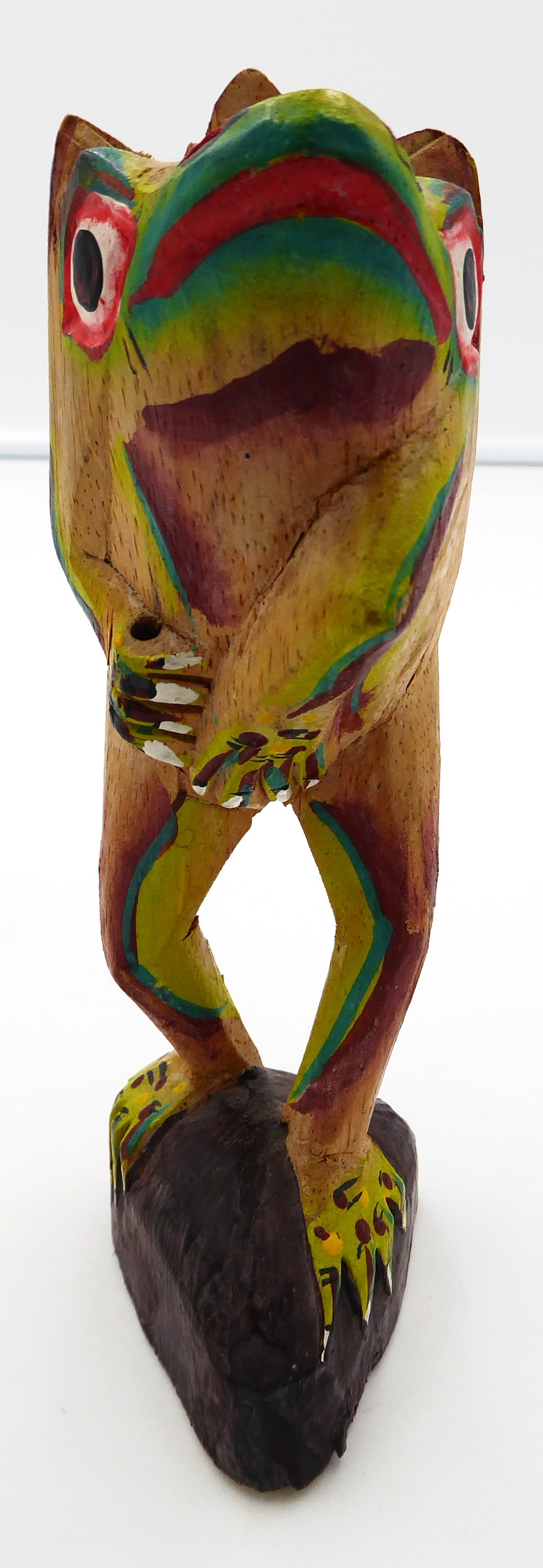 Petite sculpture bois peinte