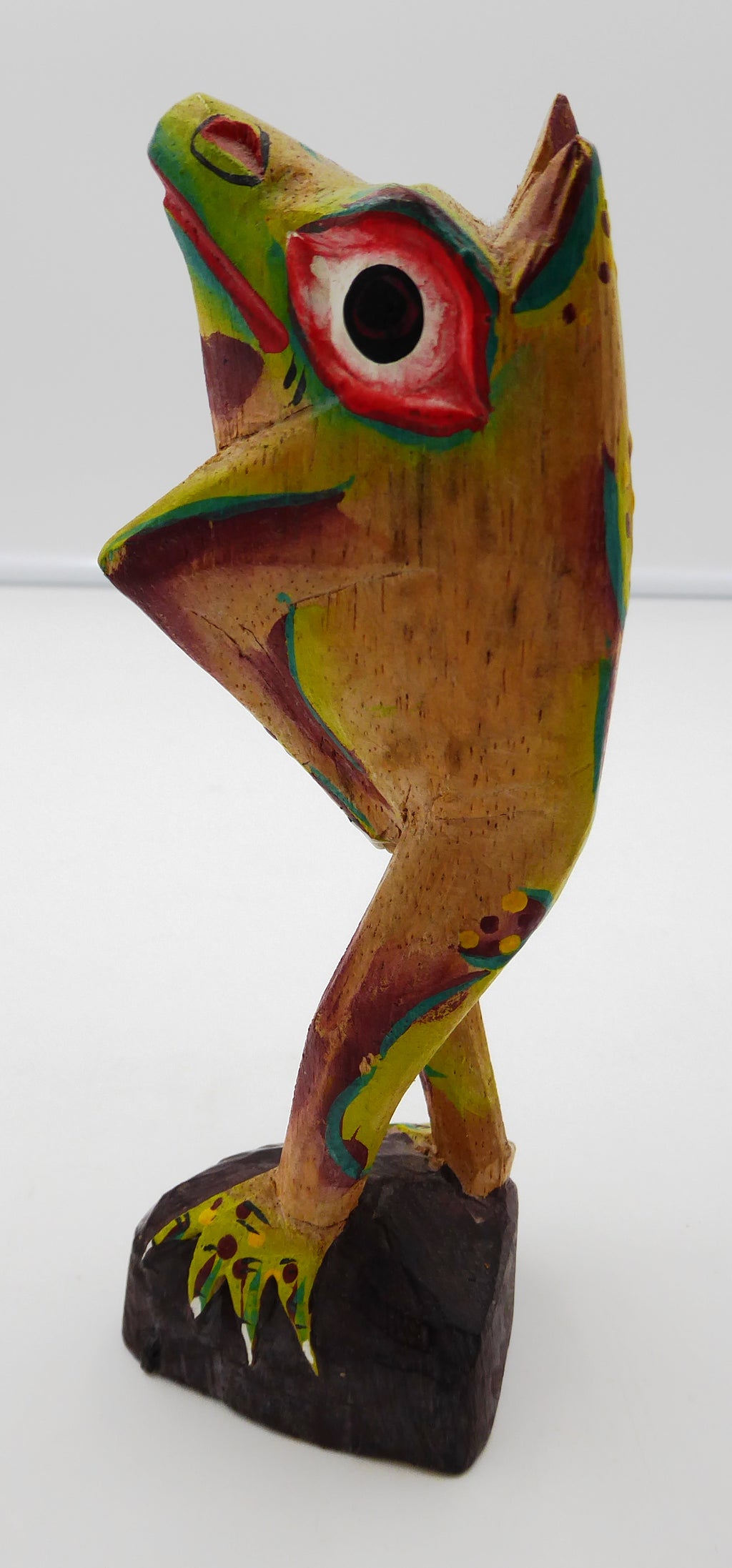 Petite sculpture bois peinte