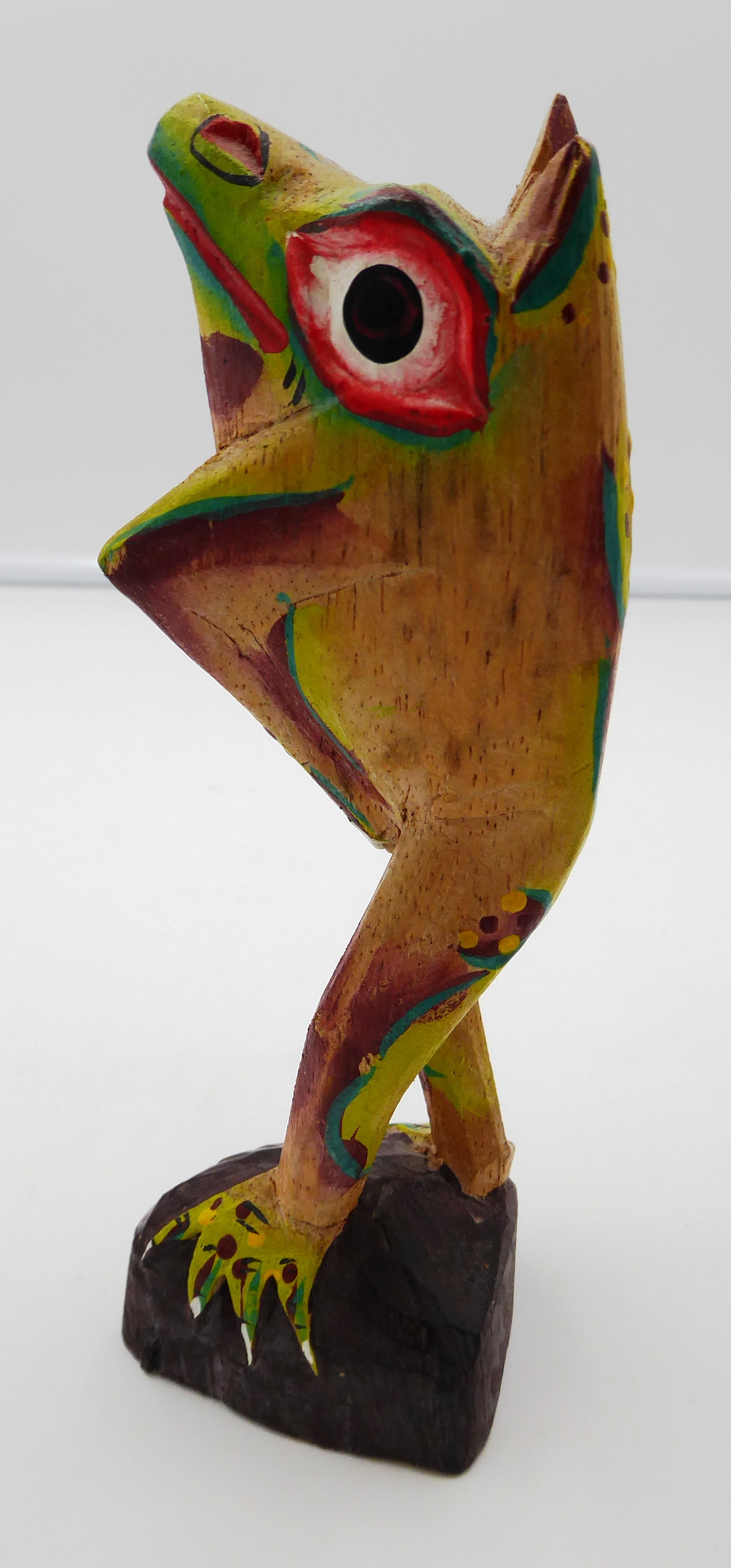 Petite sculpture bois peinte