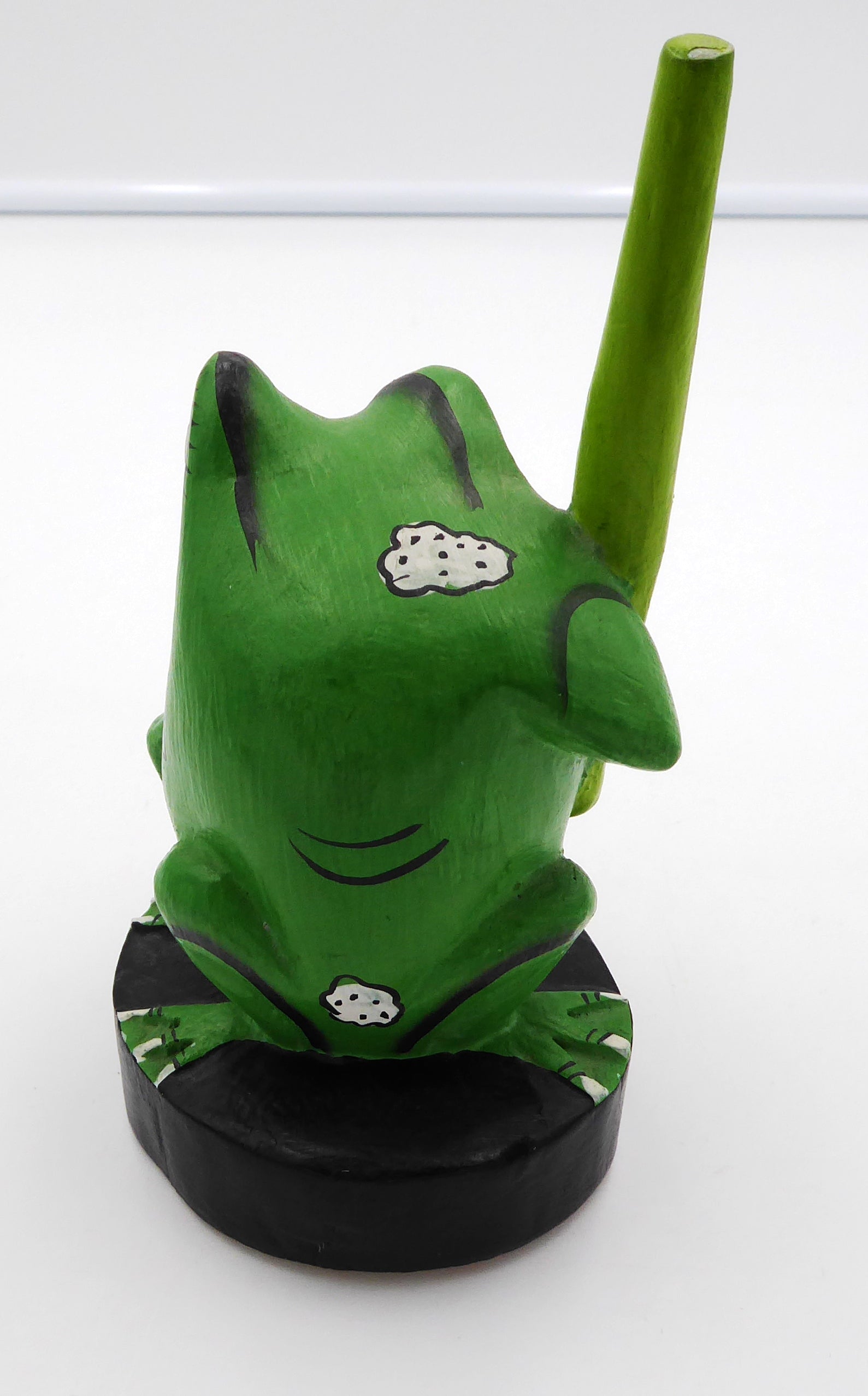 Petite sculpture bois peint au bâton