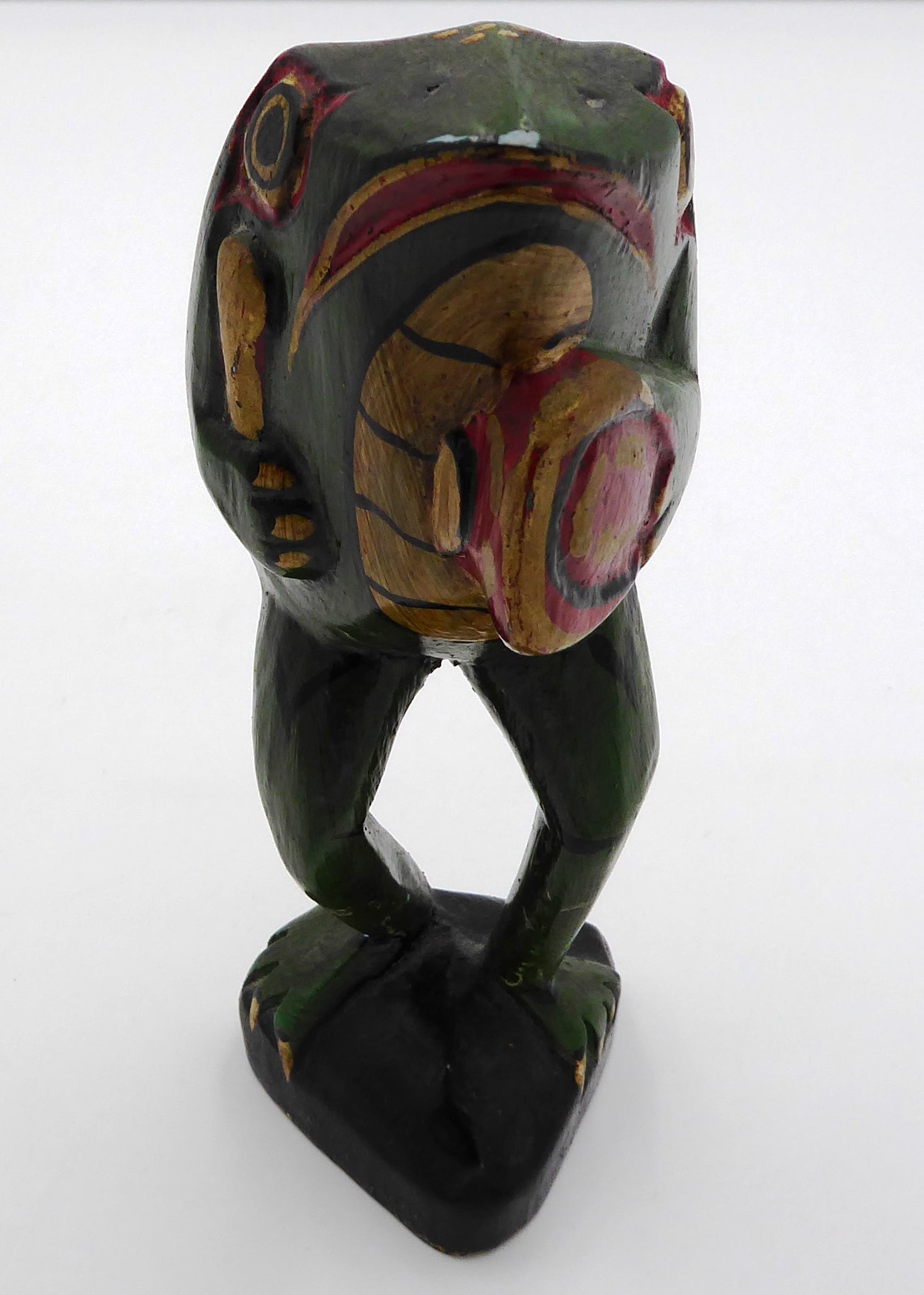 Petite sculpture bois peint