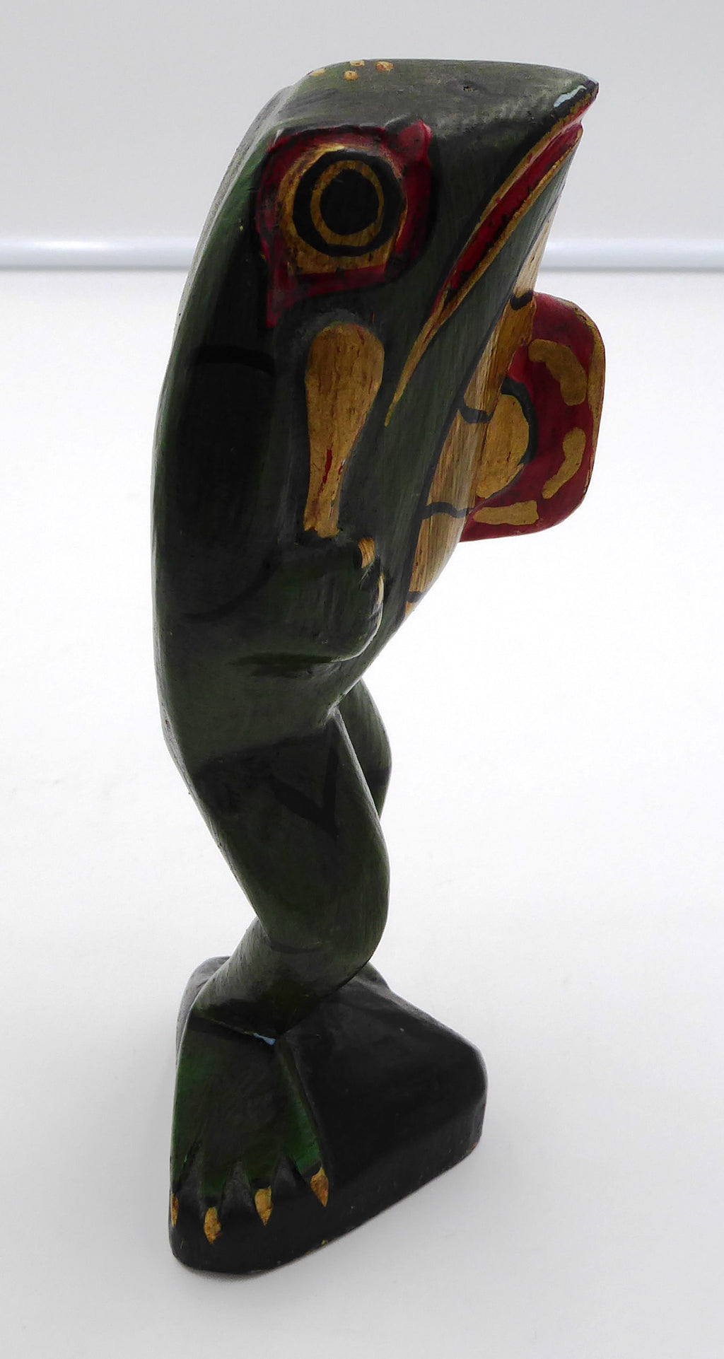 Petite sculpture bois peint