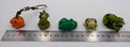 Lot de cinq sujets grenouilles variés