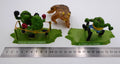 Lot de trois sujets grenouilles variés