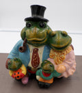 Famille complète de grenouille de grande taille