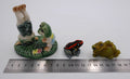 Lot de trois sujets grenouilles variés