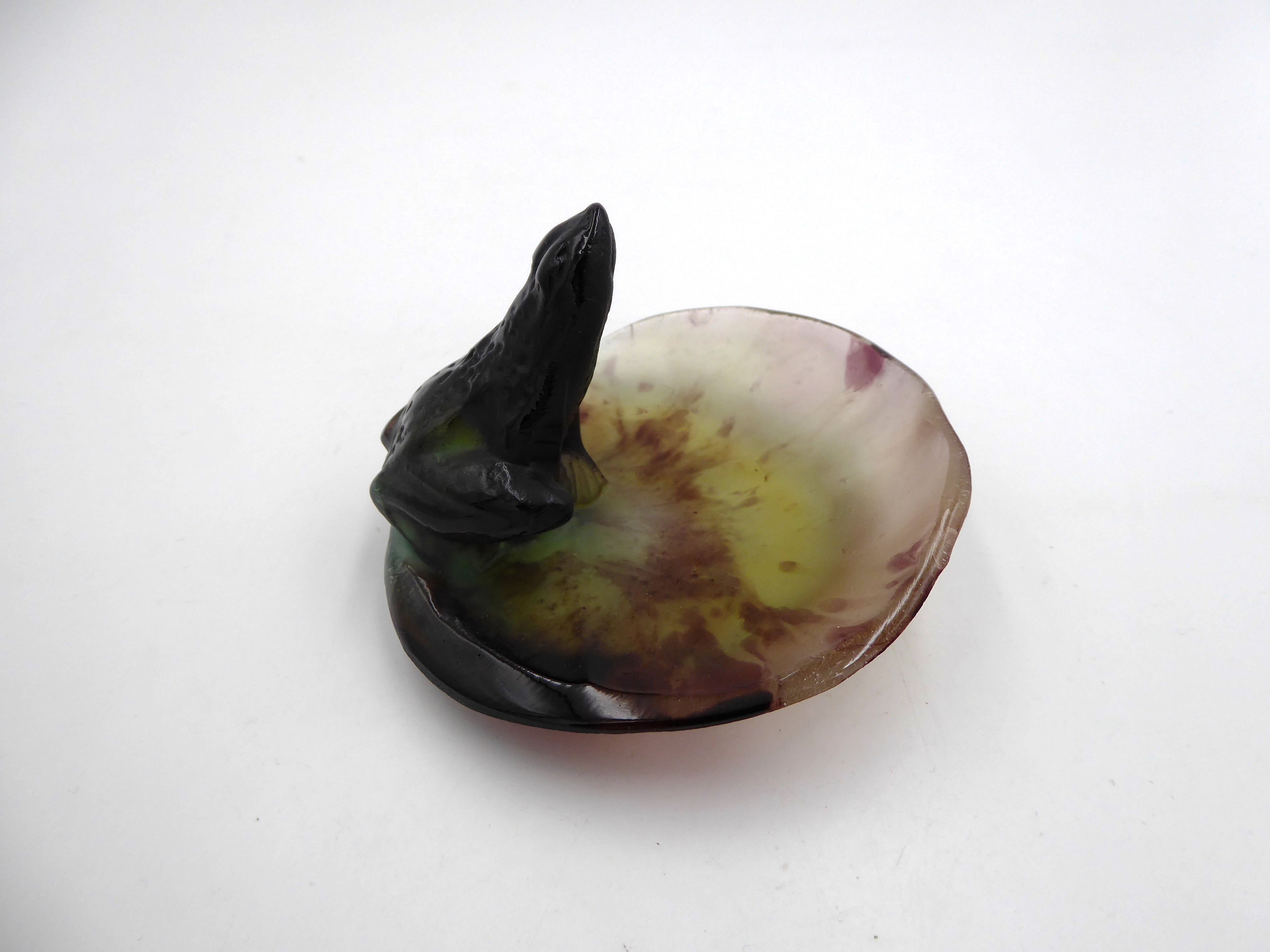 Vide poche en pâte de verre DAUM