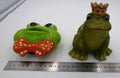 Lot de deux sujets grenouilles variés