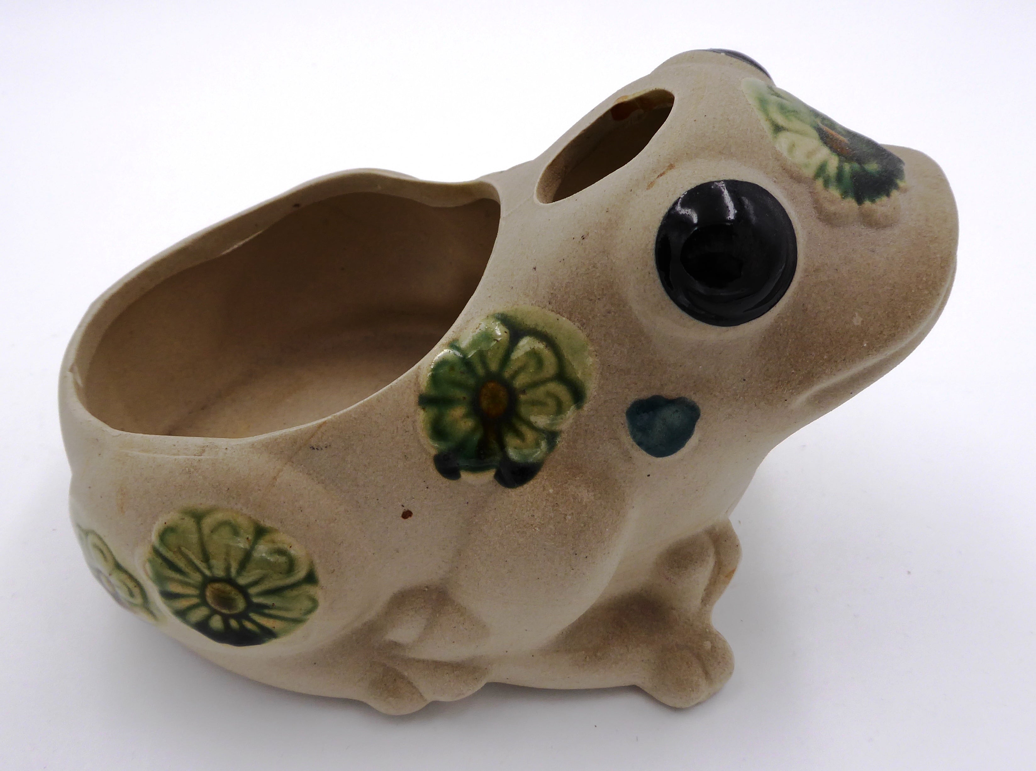 Cache pot fleuri