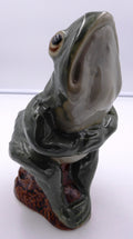 Grenouille sur un tronc d'arbre