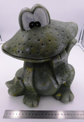 Énorme grenouille en platre