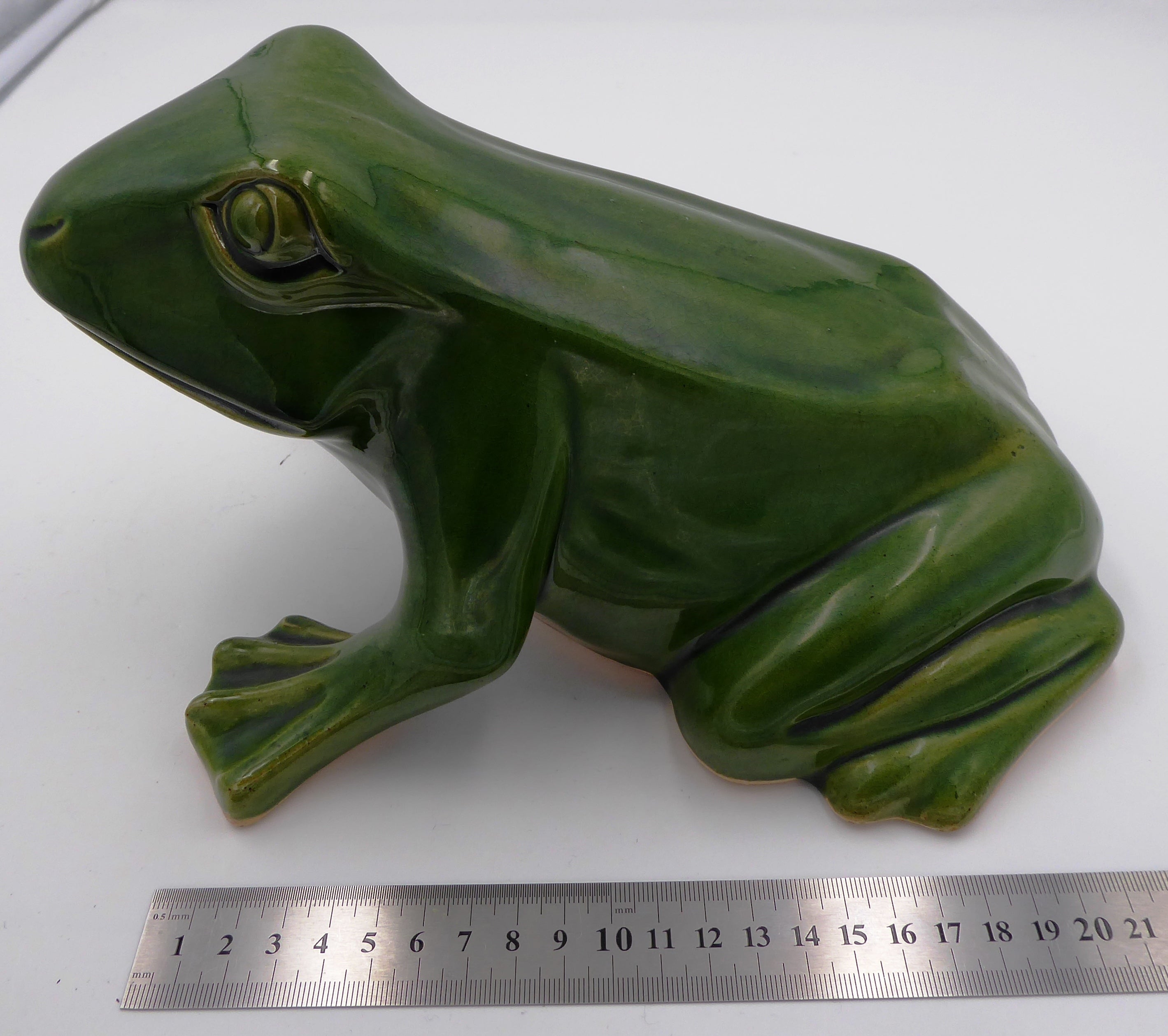 Énorme céramique verte