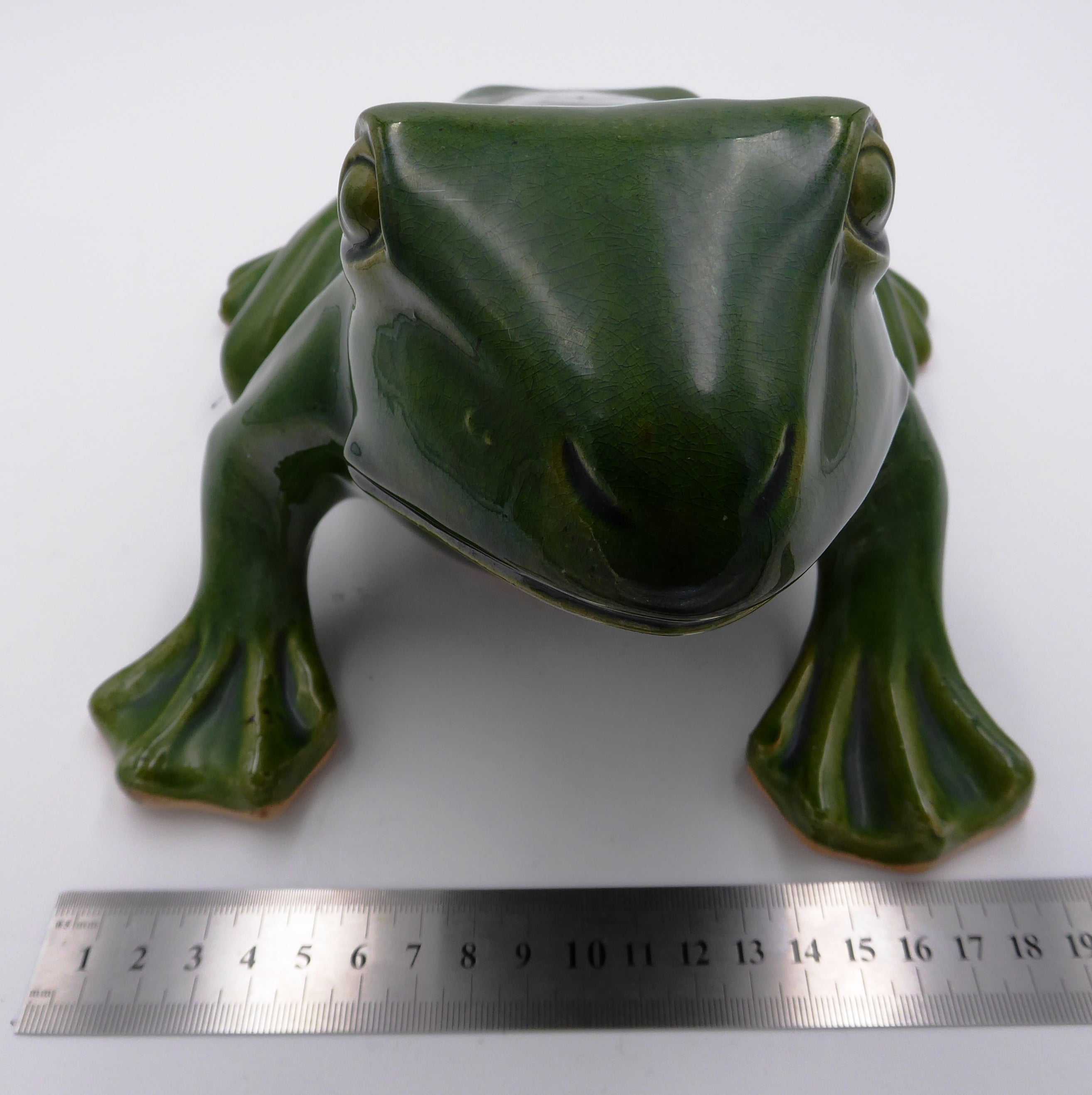 Énorme céramique verte