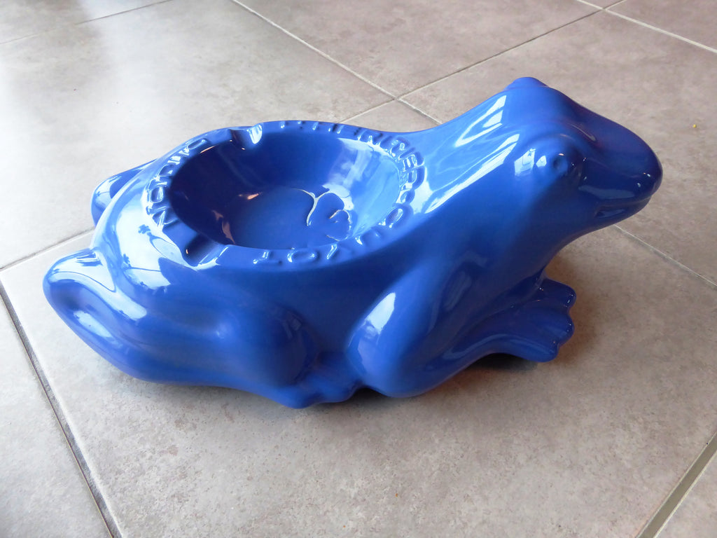 Pièce unique grand cendrier L'HÉRITIER-GUYOT BLEU