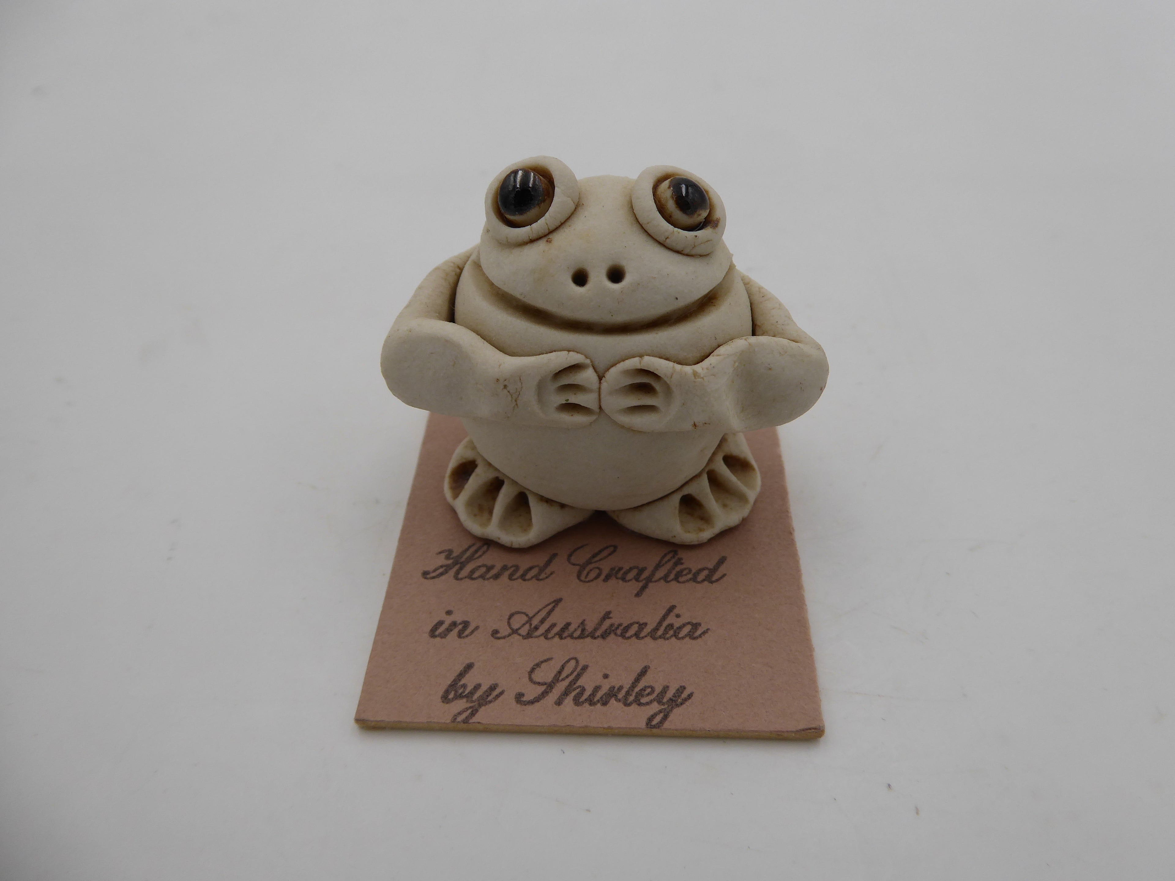 Petite grenouille en pierre venant d'Australie