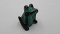 Petite grenouille noire avec strass