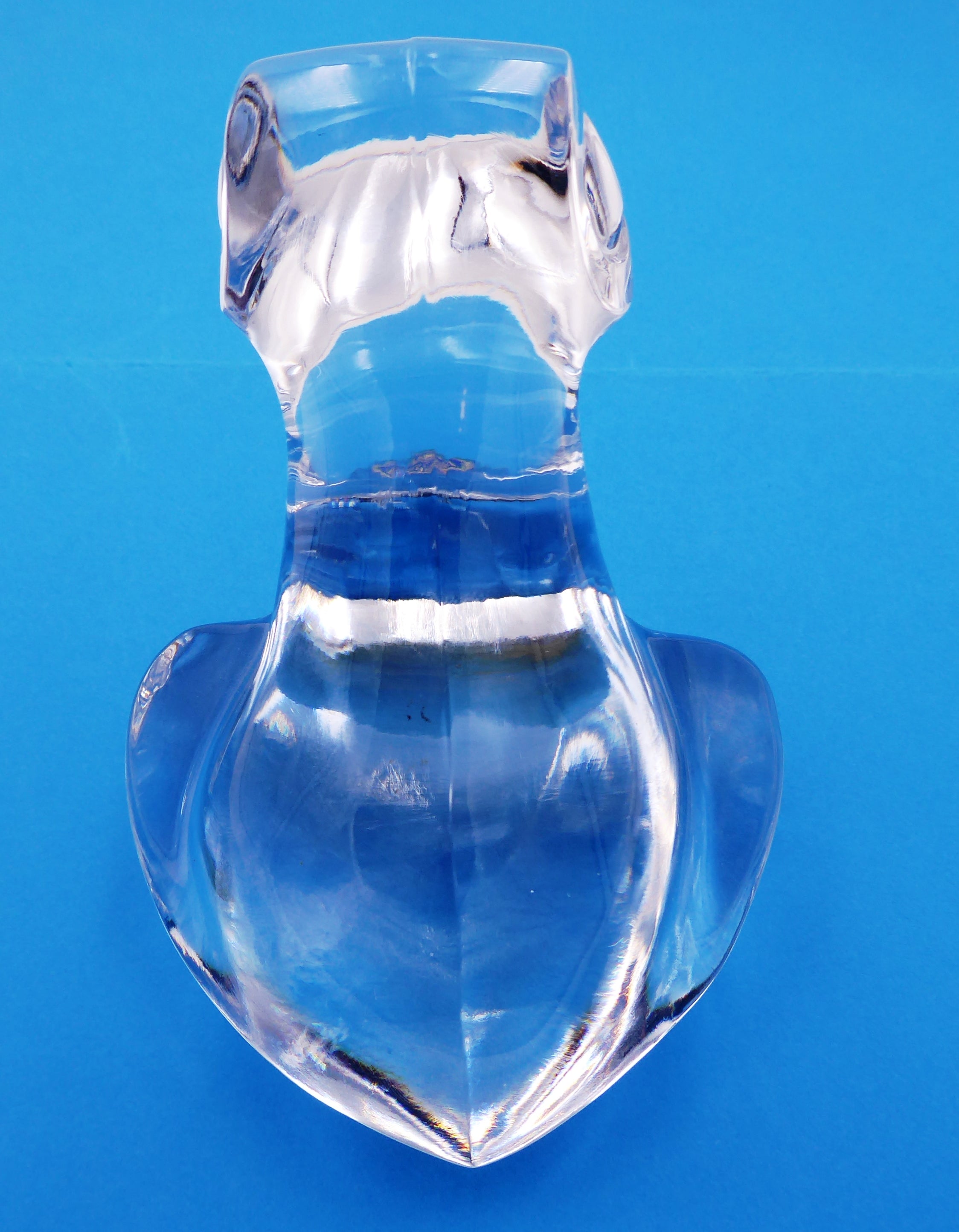 Presse papier grenouille en cristal de BOHEME (Czech Républic)