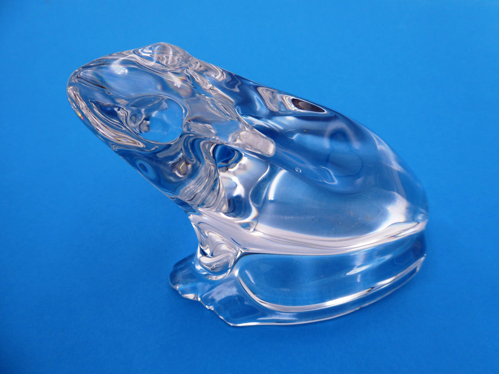 Grenouille en cristal signée BACCARAT
