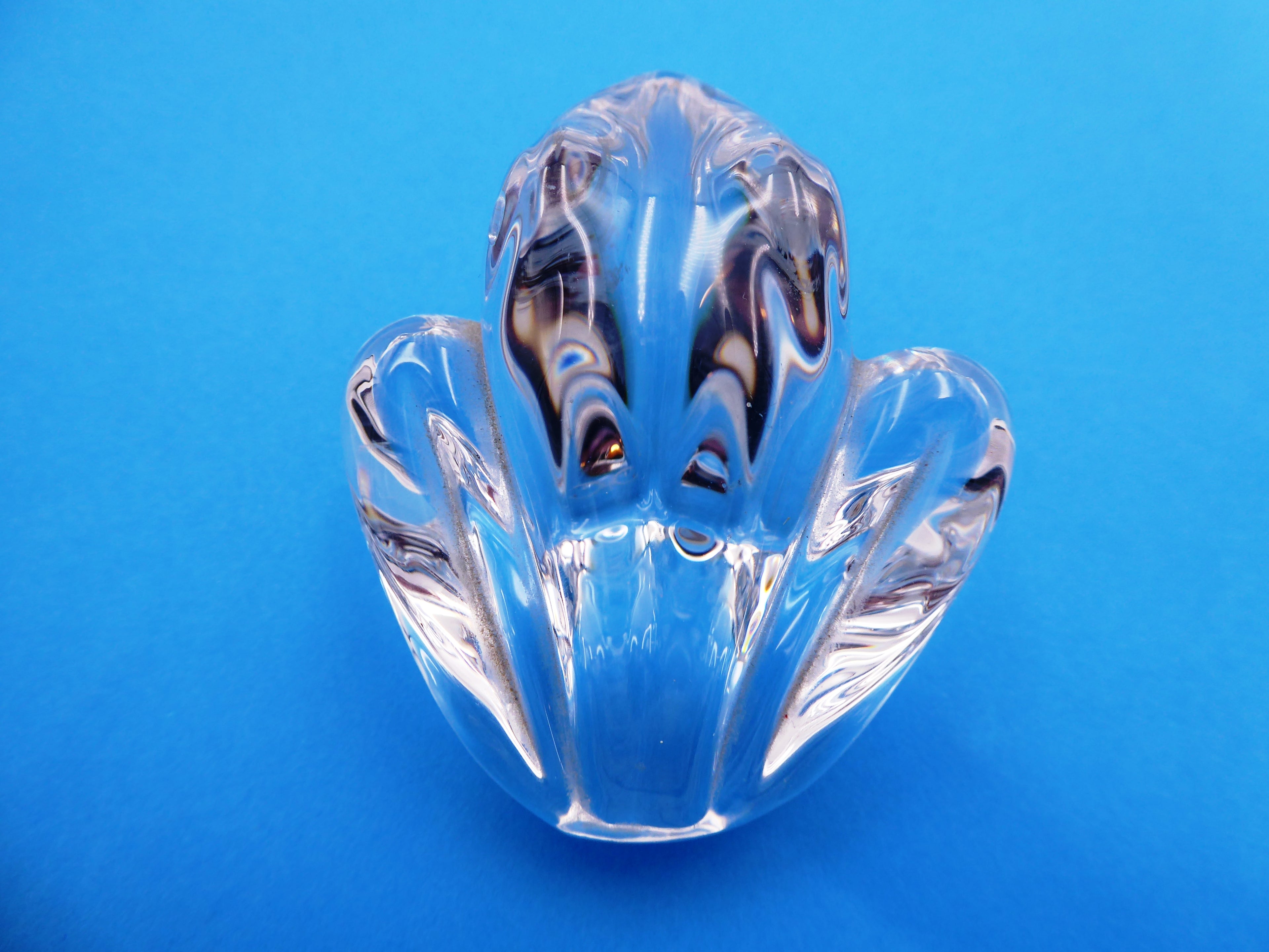 Petite grenouille DAUM en cristal incolore (PROMOTION)