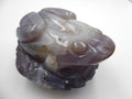 Énorme grenouille en agate