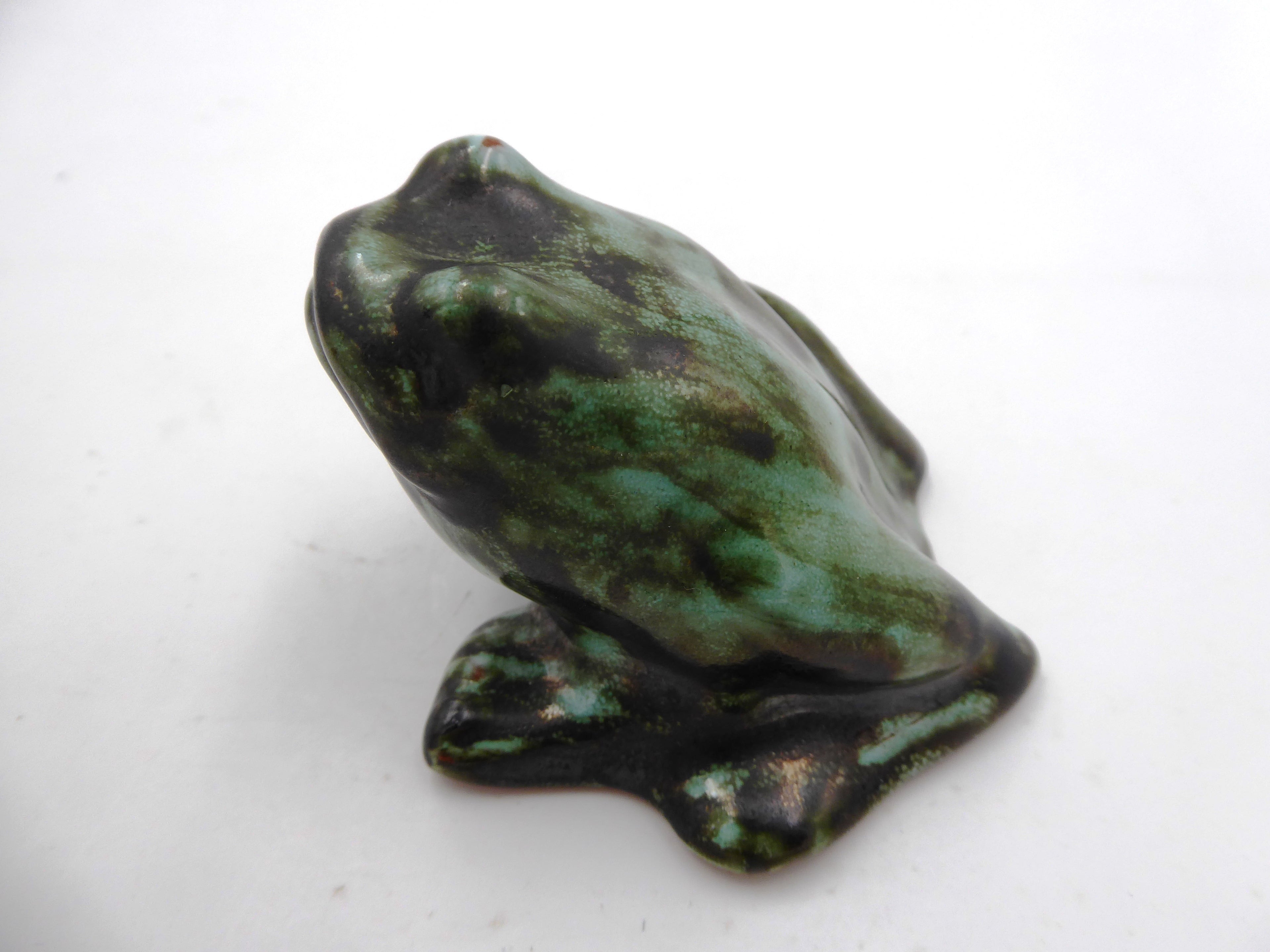 Grenouille de VIENNE en céramique signée HALLSTAT AUSTRIA