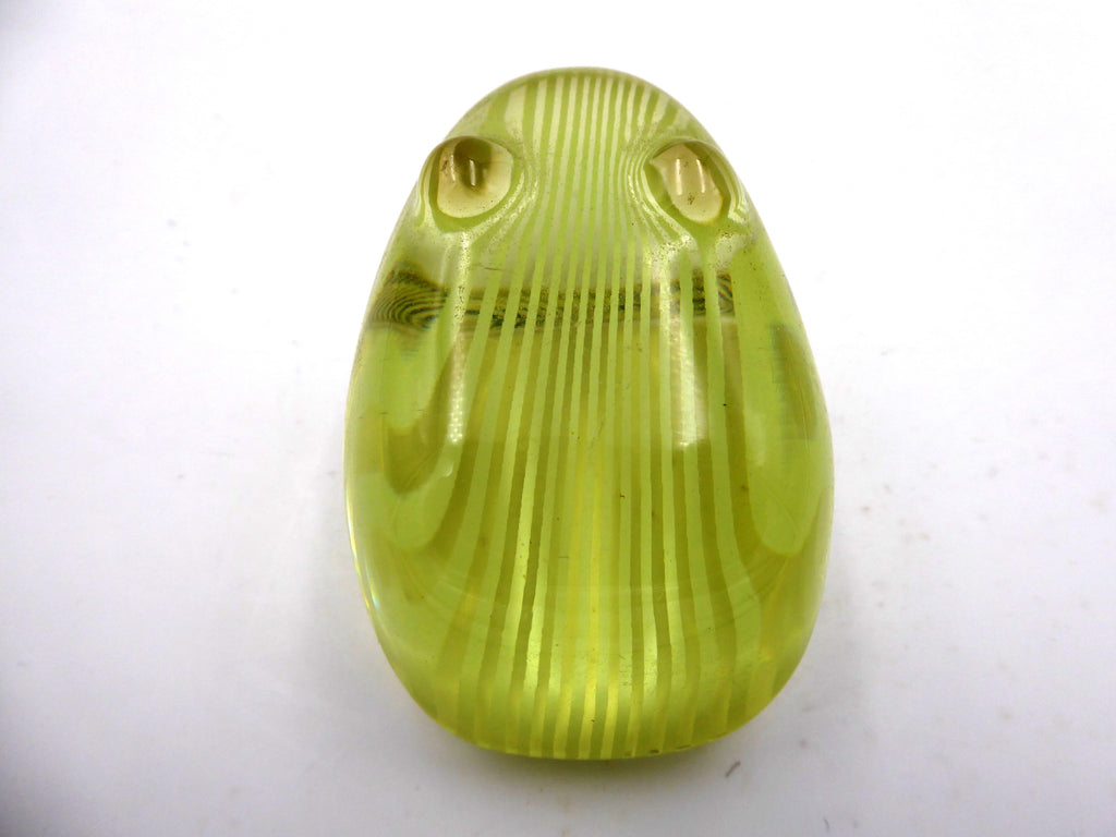 Sculpture grenouille d’Abraham Palatnik (Brésil 1929) jaune