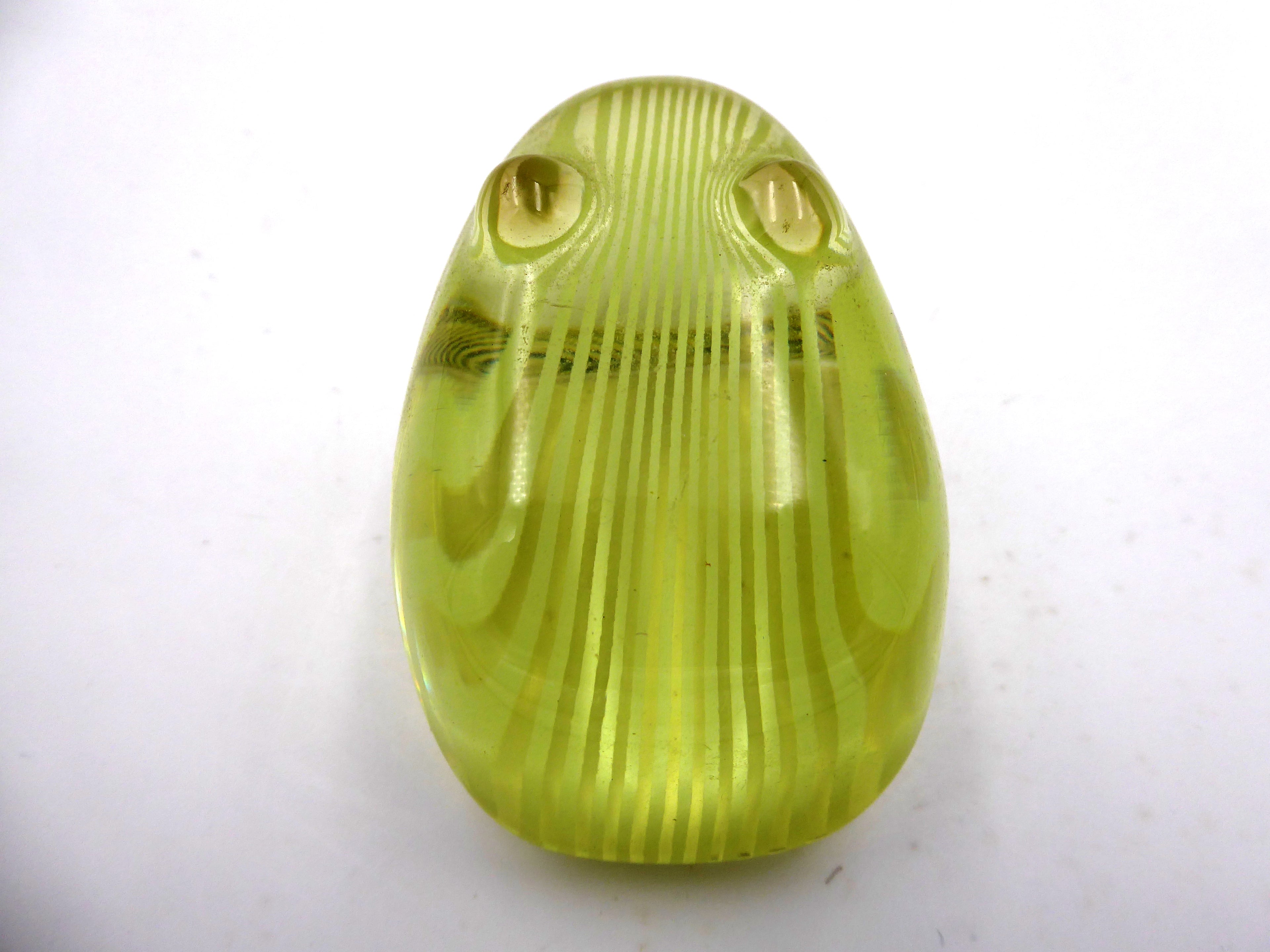 Sculpture grenouille d’Abraham Palatnik (Brésil 1929) jaune