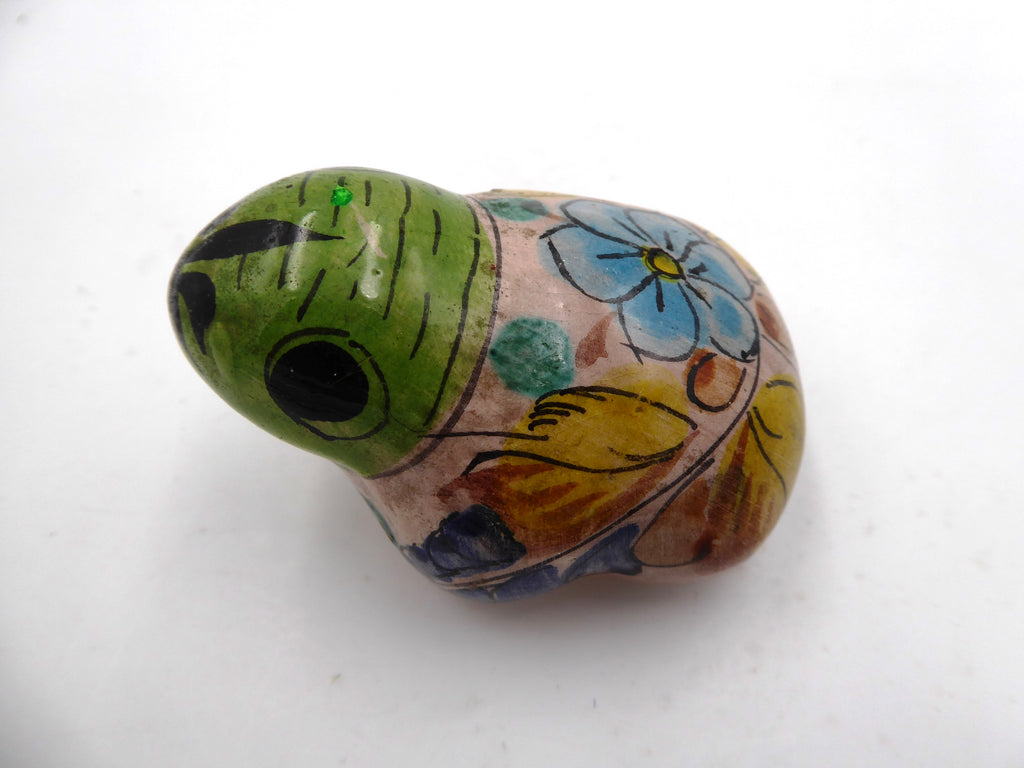 Grenouille céramique peinte à la main