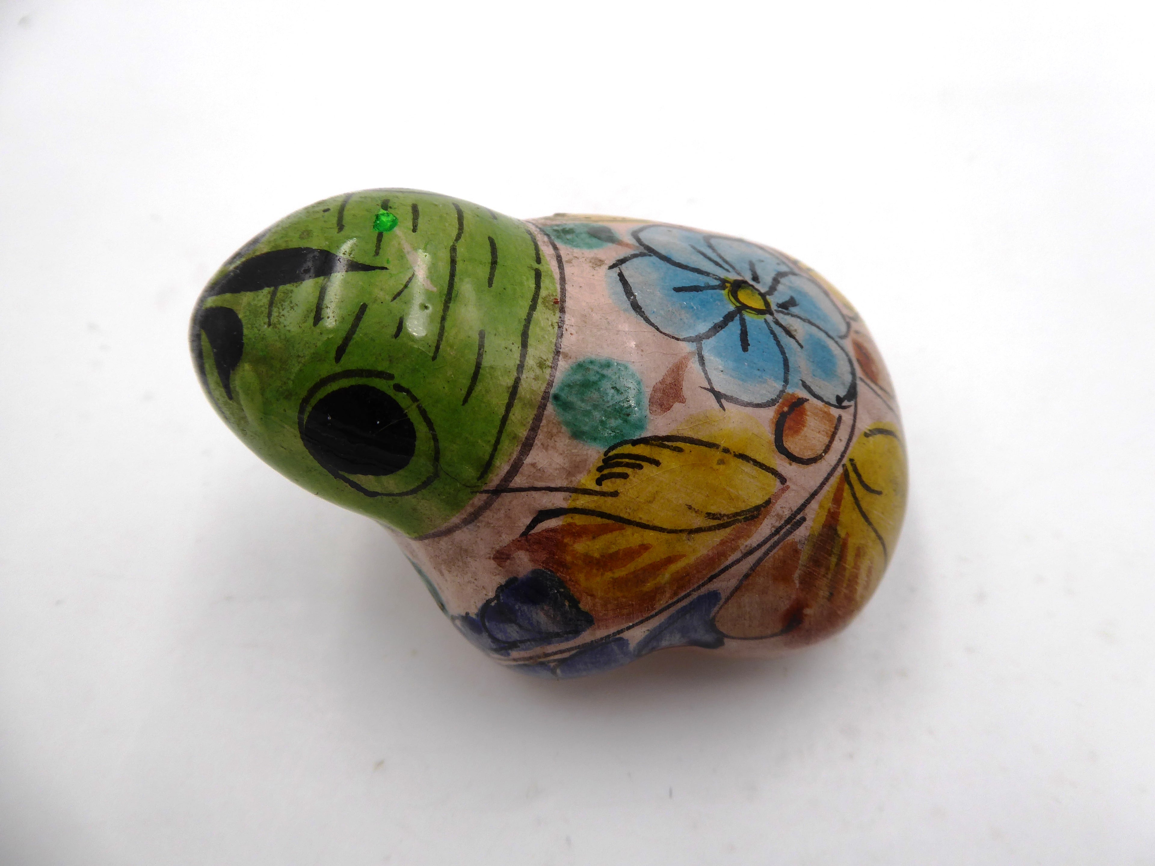Grenouille céramique peinte à la main