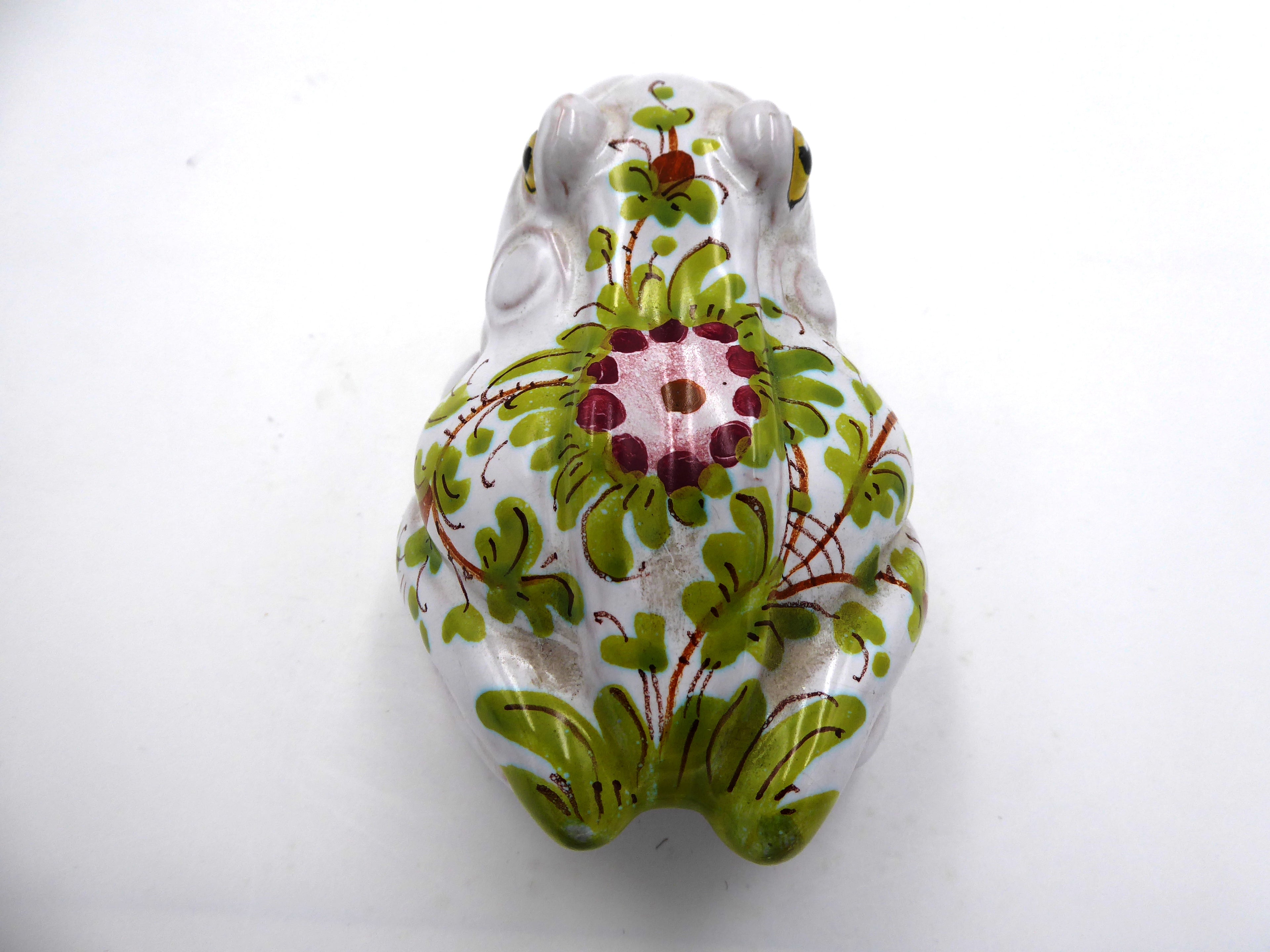 Grenouille italienne peinte à la main