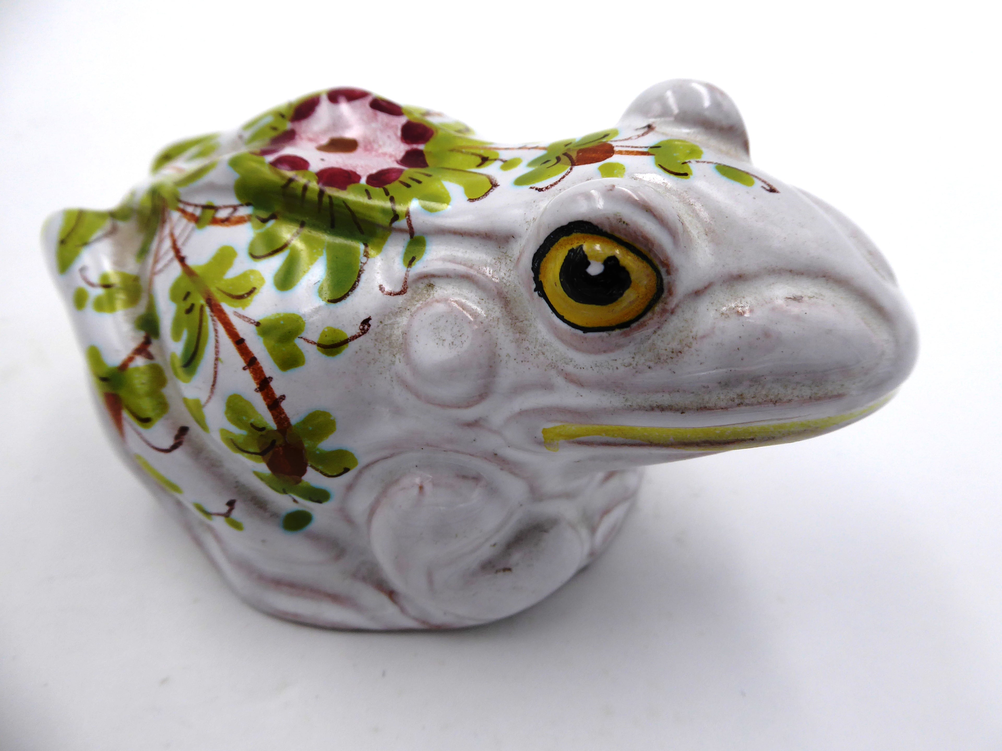 Grenouille italienne peinte à la main