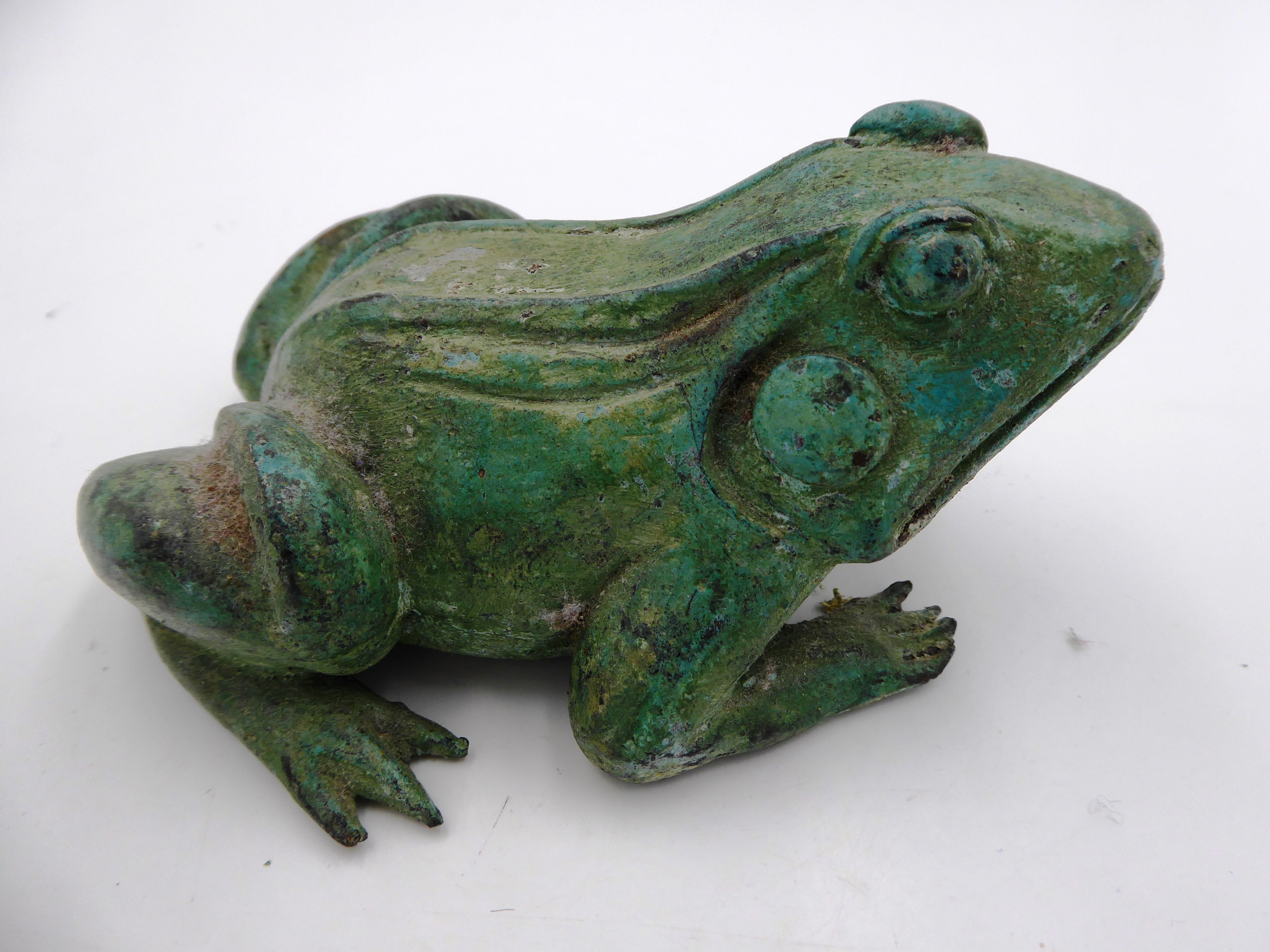 Bronze grenouille au repos